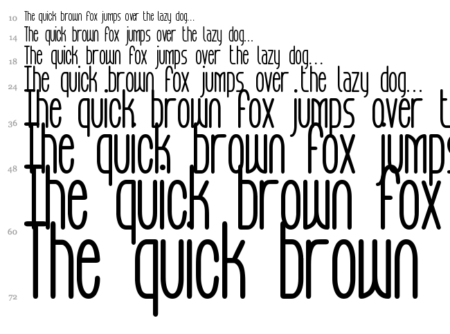 Aeg Flyon Now font waterfall